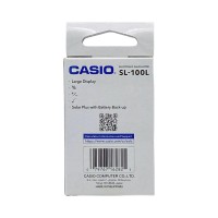 Casio SL-100L 8-Digit Folding Solar Calculator, Large Display