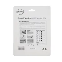 Doors and Windows EPDM Sealing Strip Weather Strip Self Adhesive Door Seal- 6M