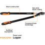 Fiskars 28-Inch Power-Lever Garden Bypass Lopper and Tree Trimmer, Sharp Precision-Ground Steel Blade for Cutting Branches up to 1.75-Inch Diameter