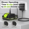 Leaf Blower Cordless, 20V Electric Leaf Blower Cordless with Battery and Charger- 150MPH 3 Speeds 17000RPM Lightweight Battery Leaf Blowers for Lawn Care, Patio Yard Car Leaves and Grass