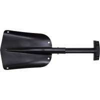 Aluminum Sport Utility Shovel, 3 Piece Collapsible Design, Perfect Snow Shovel for Car, Camping and Other Outdoor Activities, Matte Black