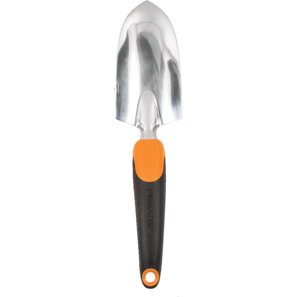 Ergo Garden Trowel for Digging and Planting, Heavy Duty Gardening Hand Tool with Hanging Hole
