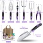 Garden Tools Set 83 Piece, Succulent Tools Set Included, Heavy Duty Aluminum Gardening Tools for Gardening, Non-Slip Ergonomic Handle, Durable Storage Tote Bag, Gifts for Men Women