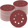 165 PCS 5 Inch Sanding Discs,Round Hook and Loop Sandpaper for Random Orbital Sander 40 60 80 120 150 240 320 400 600 Grit