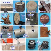 20 Pcs Carbide Burr Bits 1/8" Shank Compatible with Dremel Milwaukee Metal Grinding Wood Stone Steel Carving Cutting Engraving Grinder Kit Attachment Rotary Tool Accessories Set Harder than Diamond