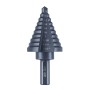 10 Sizes Step Drill Bit for Metal Sheet, 1/4 to 1-3/8 Inches High Speed Steel Drill Cone Bits for Hole Drilling Cutting, HSS Multi Size Hole Stepped Up Unibit