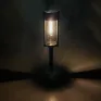 Better Homes & Gardens Wyatt Solar Powered Black LED Landscape Bollard Pathway Light, 15 Lumens