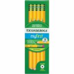 Ticonderoga My First No. 2 Pencils – Pre-Sharpened with Erasers, Easy Grip for Kids - Image 2