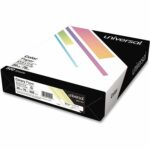 Universal Deluxe Colored Copy Paper, 8.5" x 11", Canary Yellow, 20 lb (75 gsm), 500 Sheets per Ream