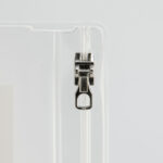 Clear Binder Zip Pouch – 7 Hole Plastic Pocket for Ring Binders, 9.5" x 6", Secure Zipper Closure, 24 Pack - Image 4