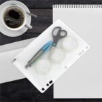 Clear Binder Zip Pouch – 7 Hole Plastic Pocket for Ring Binders, 9.5" x 6", Secure Zipper Closure, 24 Pack - Image 5
