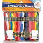 Embroidery Thread Kit – Assorted Color Floss Set for Sewing, Crafting & Friendship Bracelets