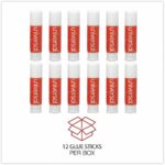 Universal Glue Sticks 0.28 oz, Clear, Washable, Acid-Free, School & Craft Use, 12 Pack - Image 3