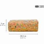 Pukka Pads Cork Pencil Case 8.1" x 2.8" x 2.4" – Waterproof Zipper Pencil Pouch, Lightweight & Durable Storage for School & Office - Image 2