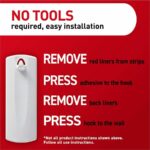 3M Command Sawtooth Picture Hangers, 3 Pack, Damage-Free Wall Hooks, 4 lb Capacity, Adhesive Hanging Strips for Frames & Wall Decor - Image 5