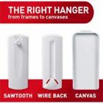 3M Command Sawtooth Picture Hangers, 3 Pack, Damage-Free Wall Hooks, 4 lb Capacity, Adhesive Hanging Strips for Frames & Wall Decor - Image 4