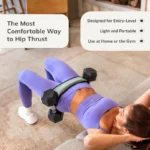 Bellabooty Hip Thrust Belt Mini for Dumbbells Kettlebells and Plates Home Gym Exercise Equipment - Image 2
