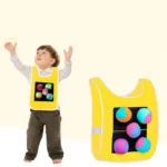 Darzheoy Dodgeball Game Sticky Vests Set Dodgeball Game for Kids Vest Game with Balls Outdoor Sticky Game Outdoor Games Outside Toys (Adult) - Image 3