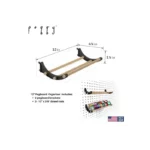 Peggy™ Pegboard Organizer 12in Kit for Tapes, Ribbons & More - Efficient Craft Storage - Image 7