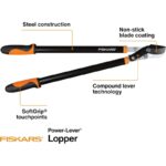 Fiskars 28-Inch Power-Lever Garden Bypass Lopper and Tree Trimmer, Sharp Precision-Ground Steel Blade for Cutting Branches up to 1.75-Inch Diameter - Image 2