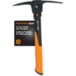 IsoCore Pickaxe Mattock with Shock-Absorbing Handle, Dual-Head Tool for Roots & Rocks, 1.5 lb