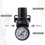 Air Compressor Pressure Regulator With Bracket and Gauge Female Thread 1/4 NPT 0-150 PSI Adjustable AR2000-N02 - Image 2