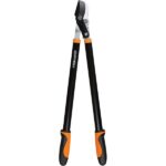 Fiskars 28-Inch Power-Lever Garden Bypass Lopper and Tree Trimmer, Sharp Precision-Ground Steel Blade for Cutting Branches up to 1.75-Inch Diameter