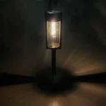 Better Homes & Gardens Wyatt Solar Powered Black LED Landscape Bollard Pathway Light, 15 Lumens - Image 3