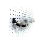 Peggy™ Pegboard Organizer 12in Kit for Tapes, Ribbons & More - Efficient Craft Storage - Image 9