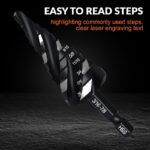 Four Spiral Flute Step Drill Bit, HSS Step Drill Bit3/16-7/8 (12 Steps) Unibit Step Drill Bit, 1/4" Shank Step Bits for Aluminum, Wood, Plastic, Metal - Image 2
