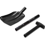 Aluminum Sport Utility Shovel, 3 Piece Collapsible Design, Perfect Snow Shovel for Car, Camping and Other Outdoor Activities, Matte Black - Image 4
