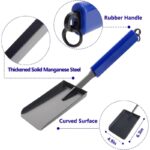 15in Fireplace Shovel Ash Shovel for Fire Pit Fireplace Scoop Charcoal Shovel Solid Iron Gardening Shovel Fireplace Tools for Outdoor Fire Pit Indoor Fireplace Solo Stove - Image 4