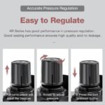 Air Compressor Pressure Regulator With Bracket and Gauge Female Thread 1/4 NPT 0-150 PSI Adjustable AR2000-N02 - Image 4