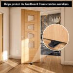 4 Pack Door Stoppers for Bottom of Door, Rubber Door Stopper Wedge, Sturdy Stackable Door Stops for Floor - Image 3