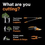Fiskars 28-Inch Power-Lever Garden Bypass Lopper and Tree Trimmer, Sharp Precision-Ground Steel Blade for Cutting Branches up to 1.75-Inch Diameter - Image 5