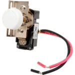 King Replacement Thermostat Single Pole TKIT-1BW, In-Wall Electric Heater Control, White, Easy Installation