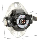 ThermoDisc Adjustable Thermostat 175–215°FTemperature Control Switch for Heaters & Dryers, Durable Replacement Part - Image 5