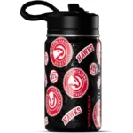 NBA Atlanta Hawks 14oz Kids Stainless Steel Water Bottle With Straw Lid and Flexible Handle - Image 5