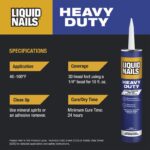 LIQUID NAILS® Heavy Duty Construction Adhesive - 10 oz. - Image 4