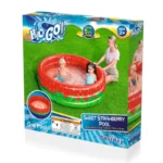 H2OGO! Sweet Strawberry Round Above-Ground Inflatable Play Pool - Image 3