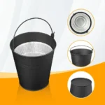 BBQ Drip Bucket with 10-Pack Disposable Foil Liners – Grease Bucket for Pellet Grills, Compatible with Traeger, Pit Boss & More - Image 3