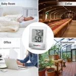 TempPro TP49 Digital Indoor Thermometer & Hygrometer, Temperature and Humidity Monitor with Comfort Indicator for Home, Baby Room, Office - Image 3