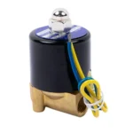 HFS Electric Solenoid Valve 12V DC, 1/4" NPT Normally Closed, Brass Body for Water, Air & Gas Applications - Image 2
