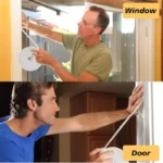 Doors and Windows EPDM Sealing Strip Weather Strip Self Adhesive Door Seal- 6M - Image 3