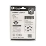 Kovar Mini Hot Melt Glue Gun With Two 7mm Glue Stick 20Watt For Quick Repairs- Yellow Color - Image 2