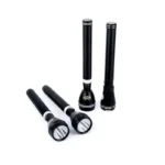 Geepas Rechargeable Led Flashlight Torch Light GFL4639N, Pack of 4, Black - Image 2