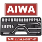 Dr. Socket Wrench Set Metric Tools Kit Durable Materials 24pcs - Image 3