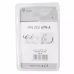 Italo Double Hook, Double Face Hook Gold Prong Robe Hook, 2pcs Double Hook Golden - Image 2